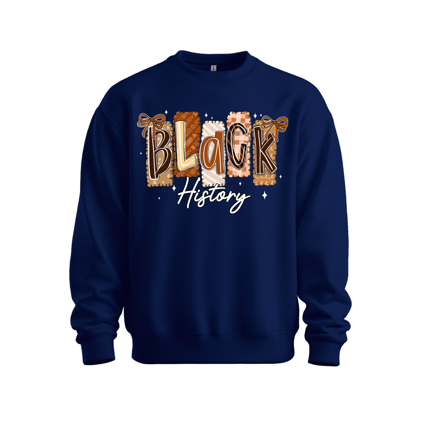 Black History Patterns Sweatshirt