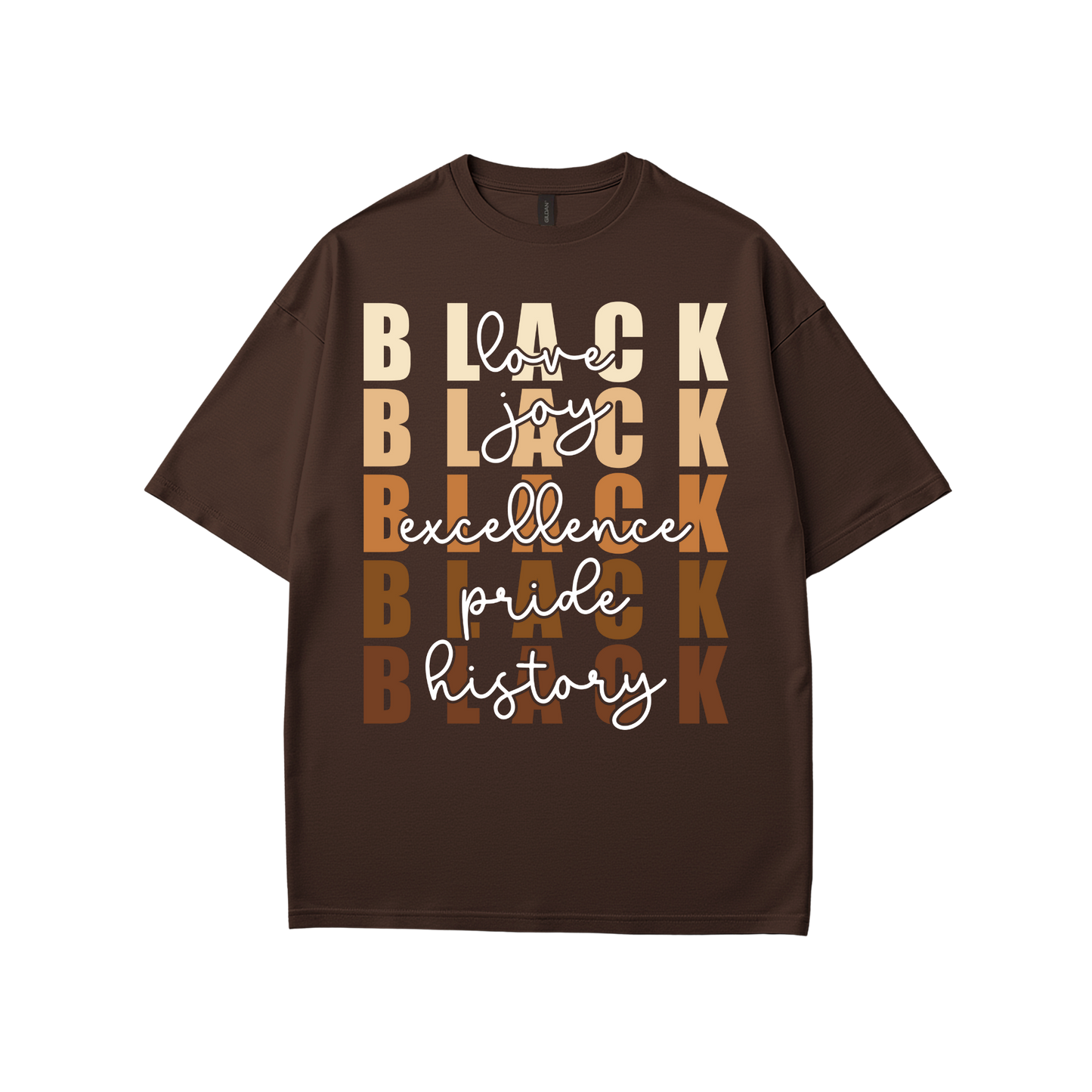 Black Love. Joy. Excellence. Pride. History T-Shirt