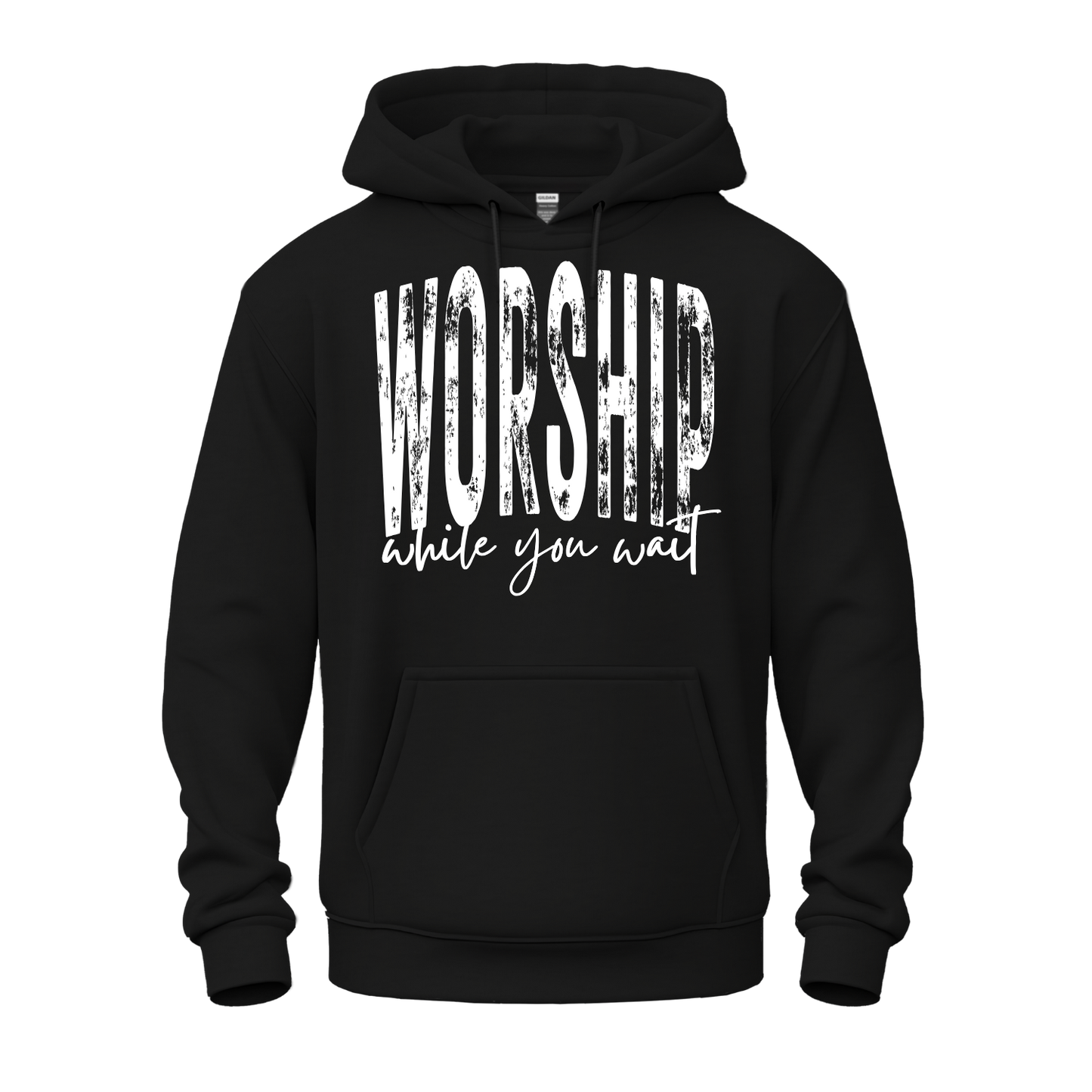 Worship While You Wait Hoodie