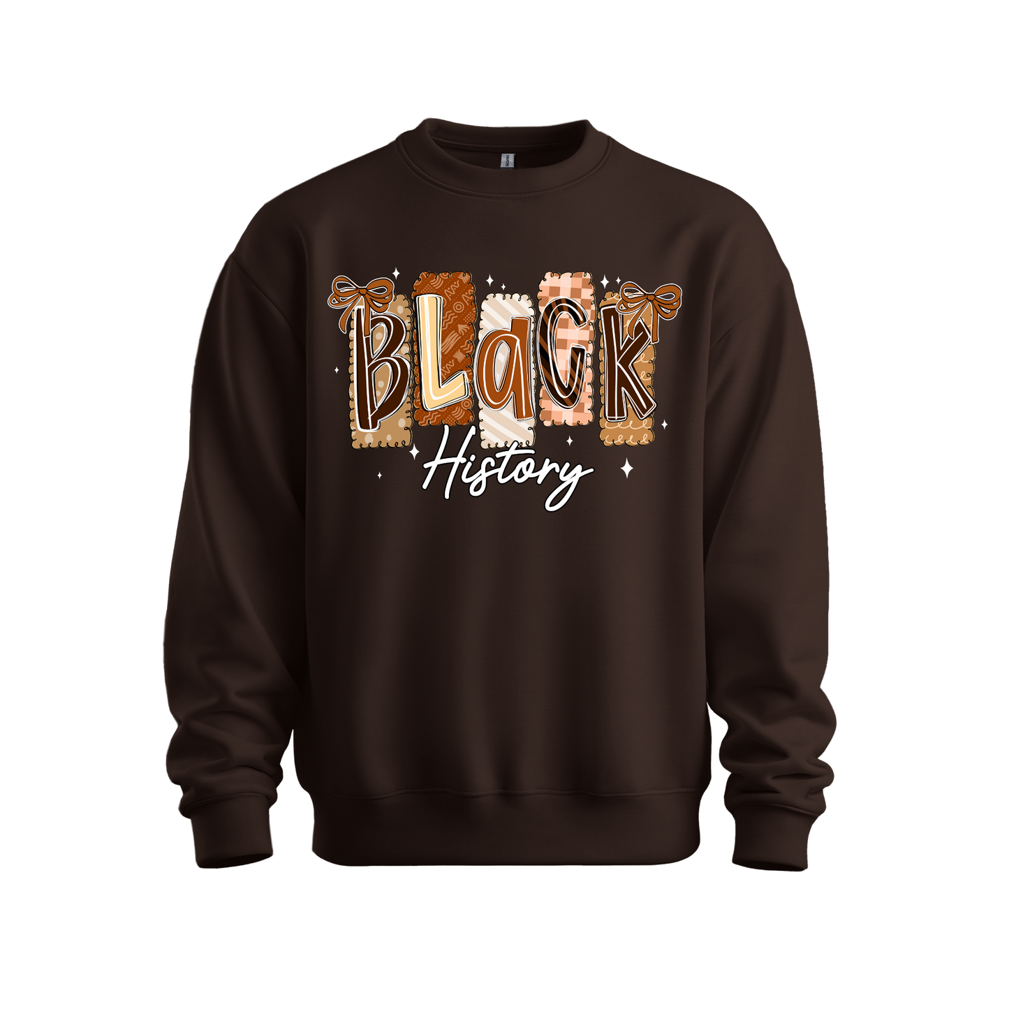 Black History Patterns Sweatshirt