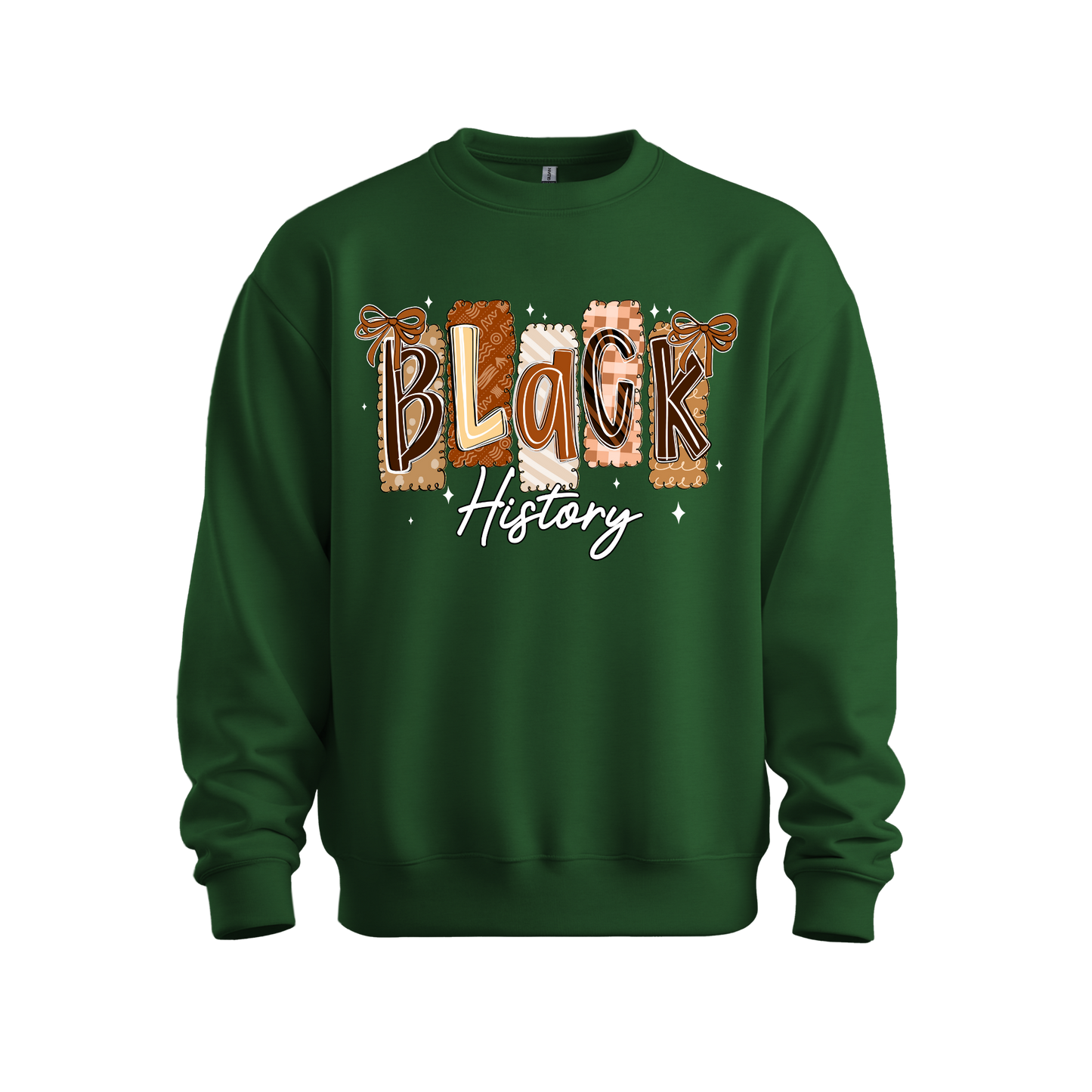 Black History Patterns Sweatshirt