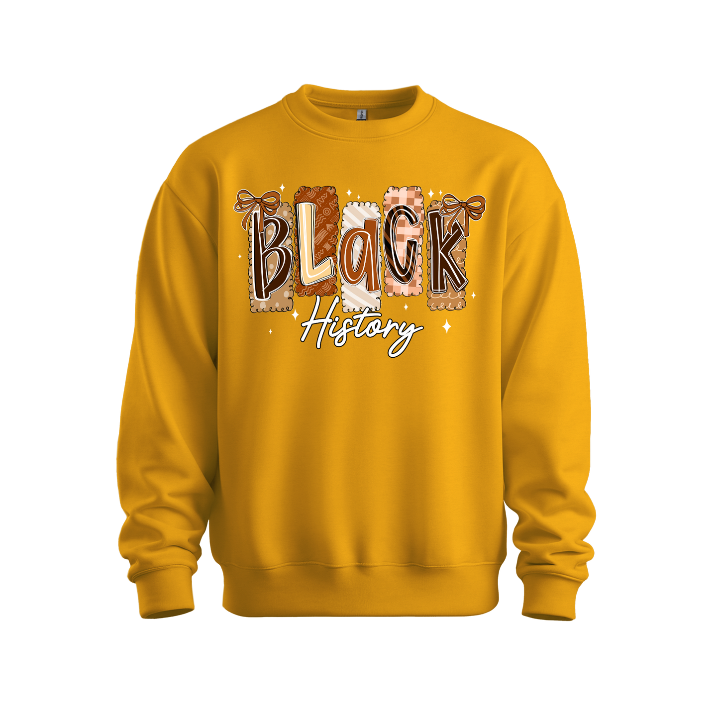 Black History Patterns Sweatshirt