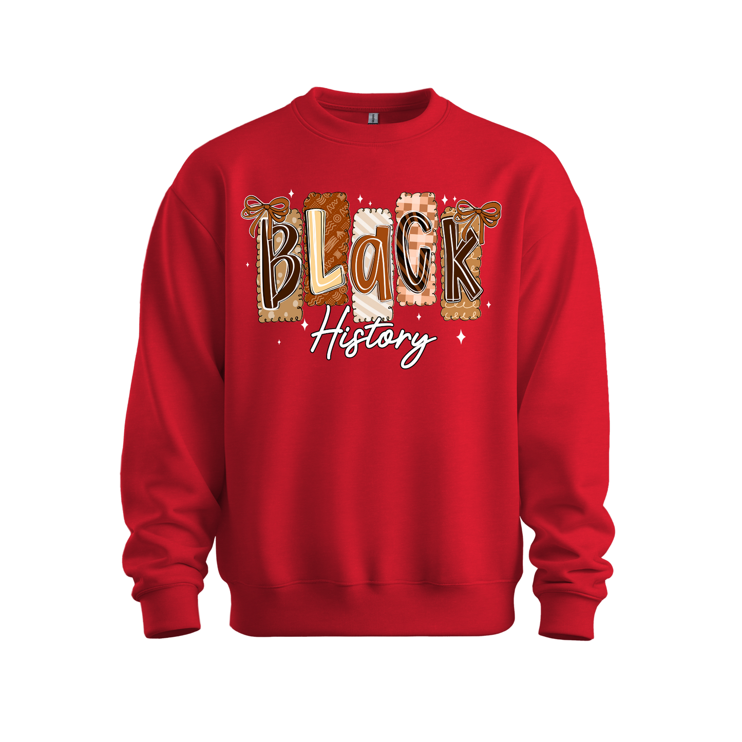 Black History Patterns Sweatshirt