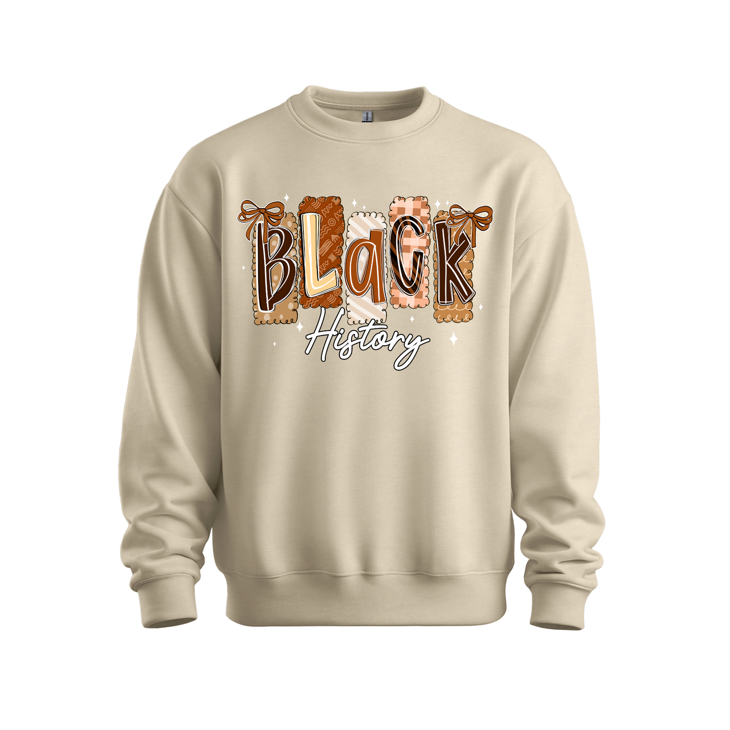 Black History Patterns Sweatshirt