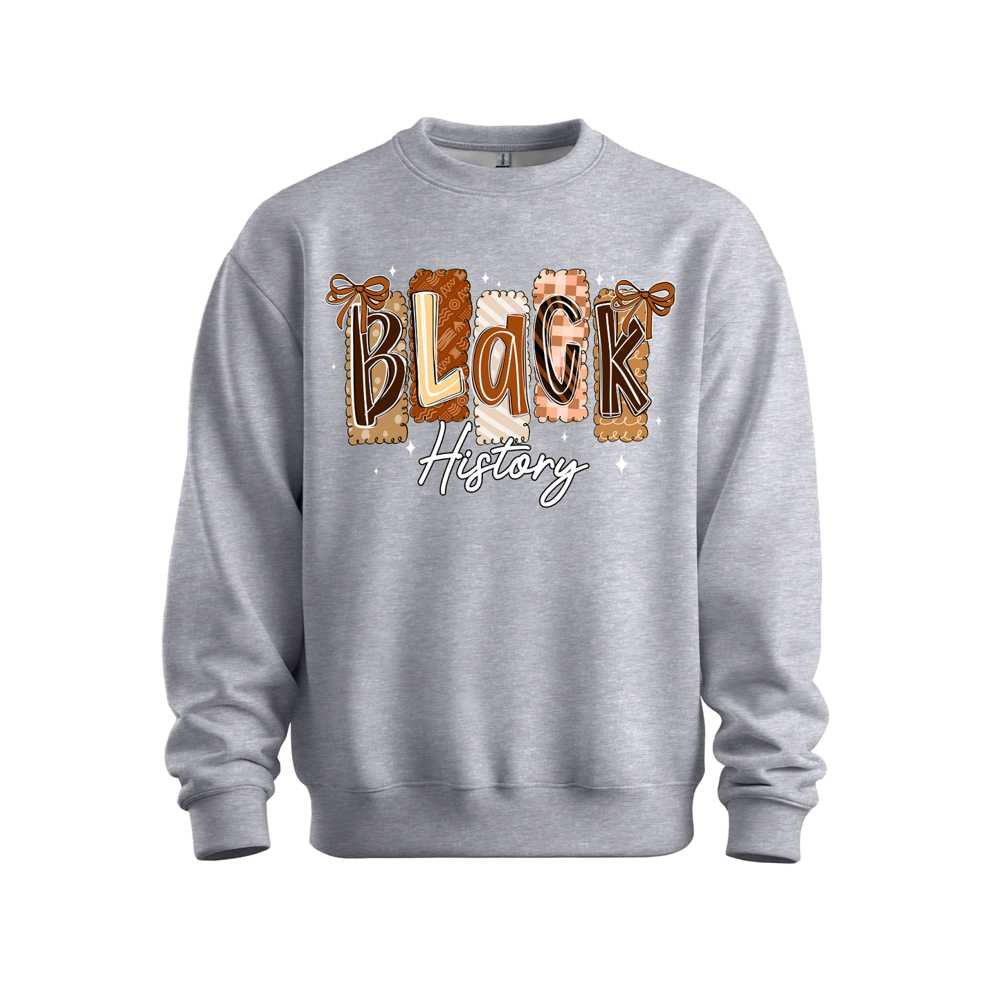 Black History Patterns Sweatshirt