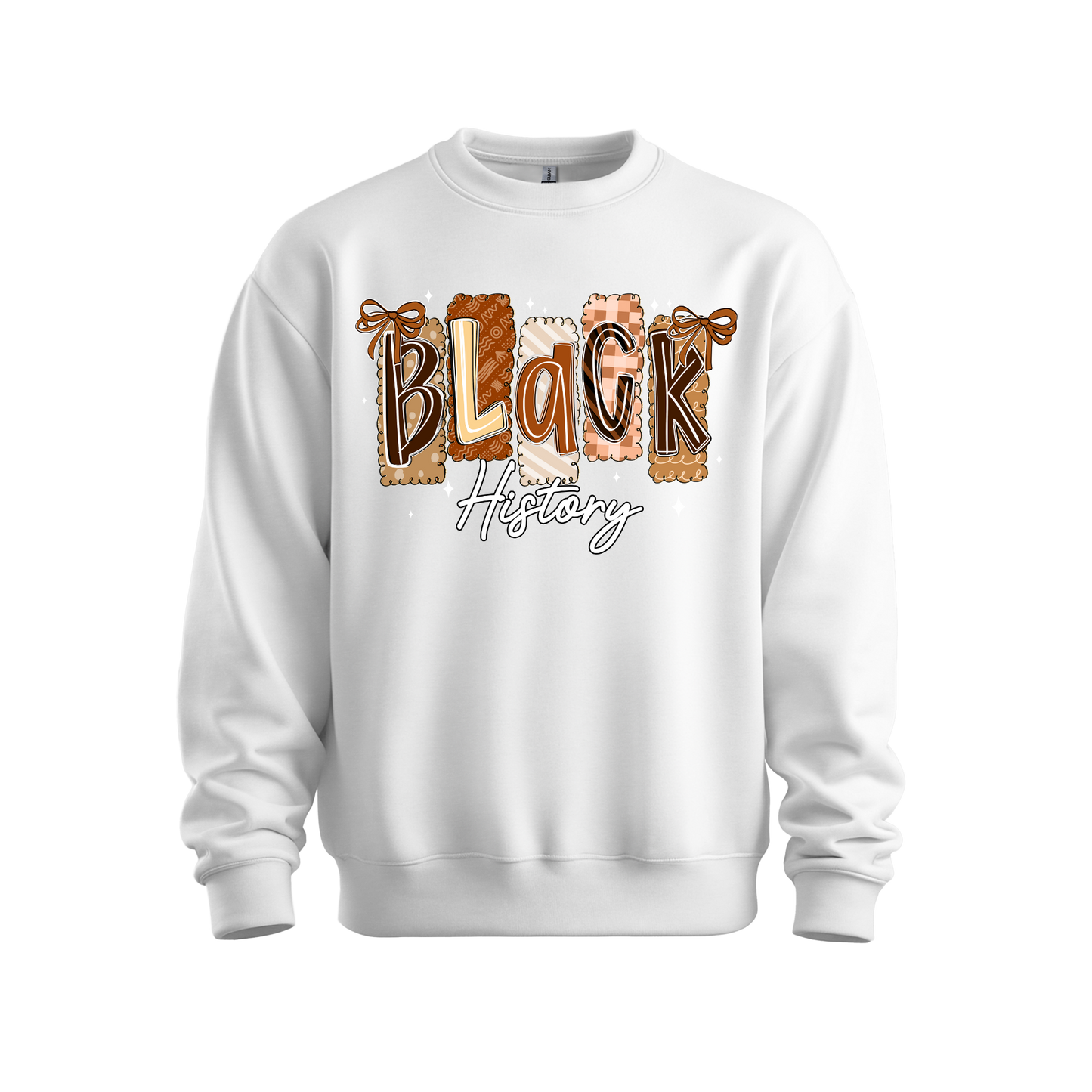 Black History Patterns Sweatshirt