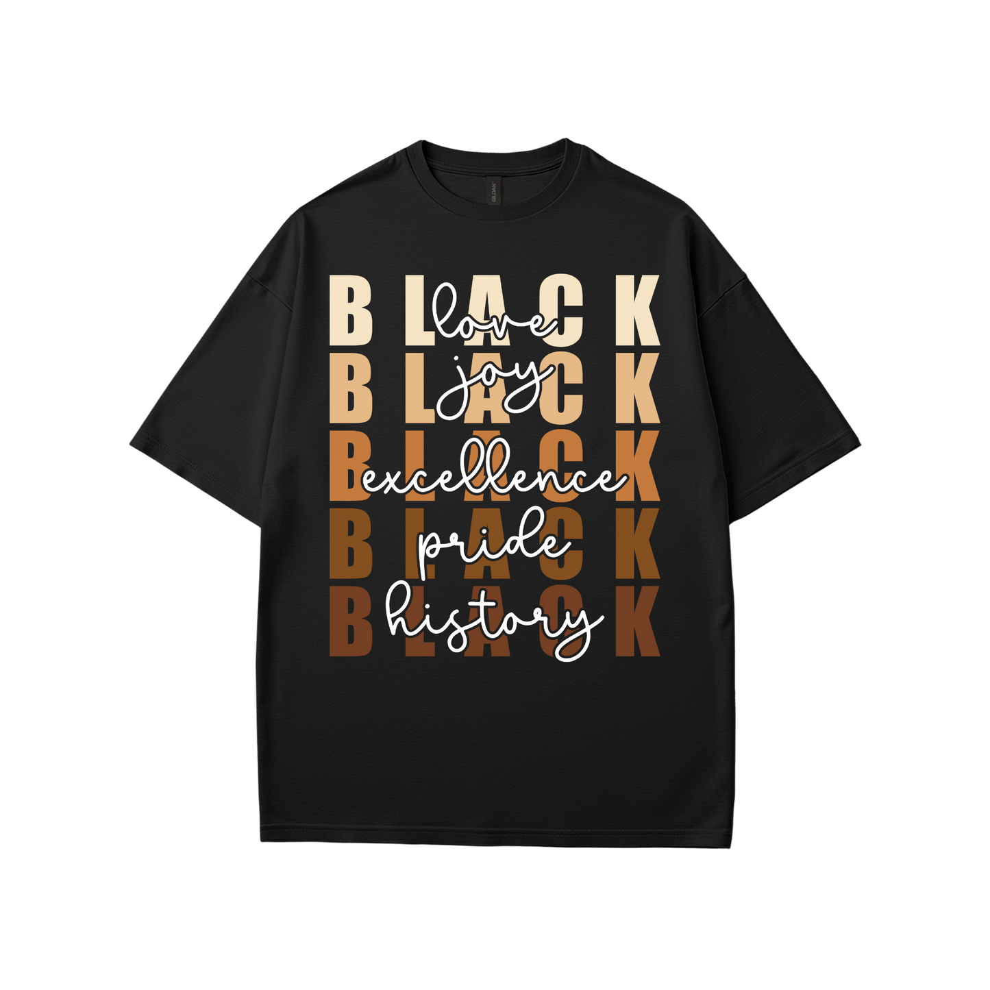 Black Love. Joy. Excellence. Pride. History T-Shirt