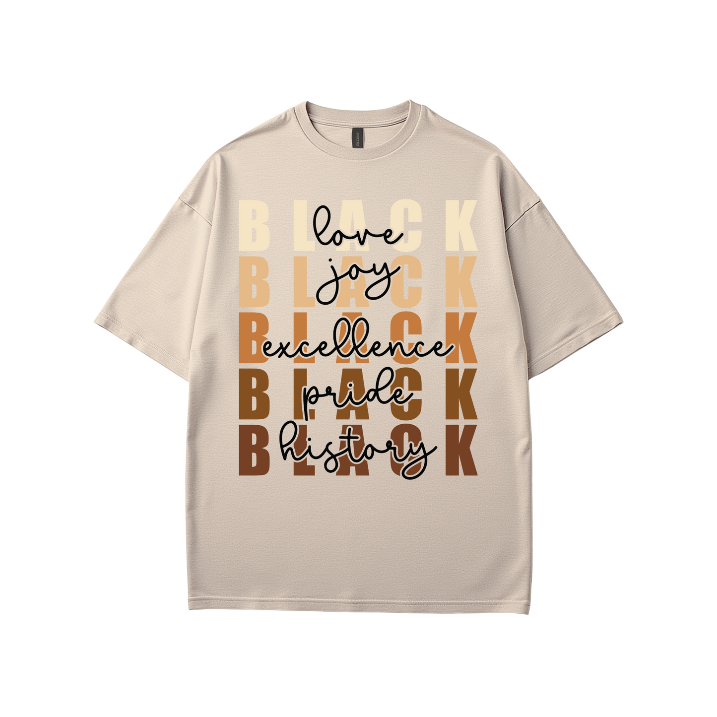 Black Love. Joy. Excellence. Pride. History T-Shirt