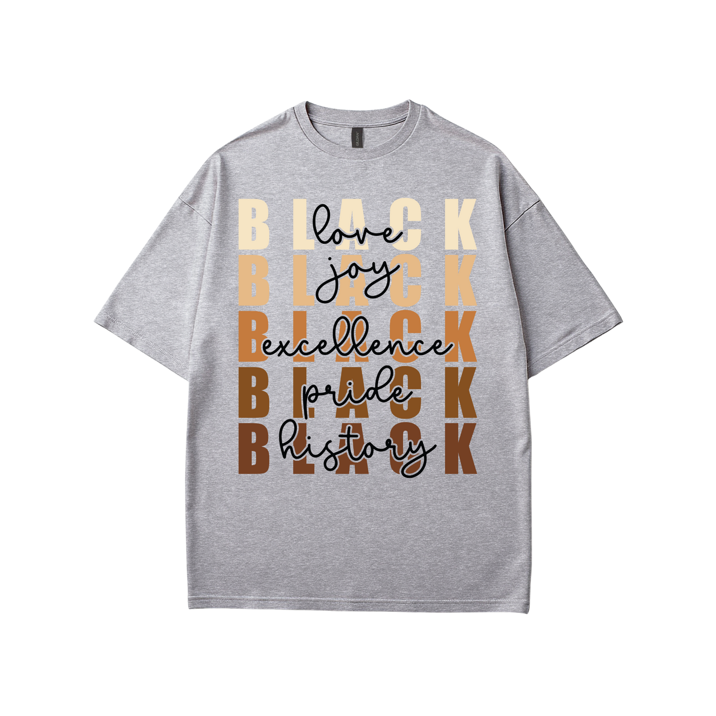 Black Love. Joy. Excellence. Pride. History T-Shirt