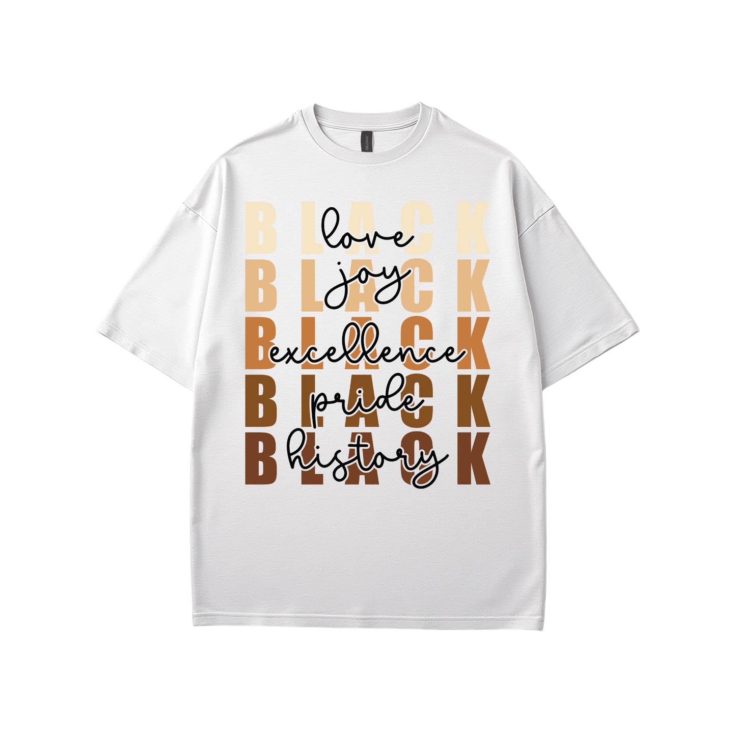 Black Love. Joy. Excellence. Pride. History T-Shirt