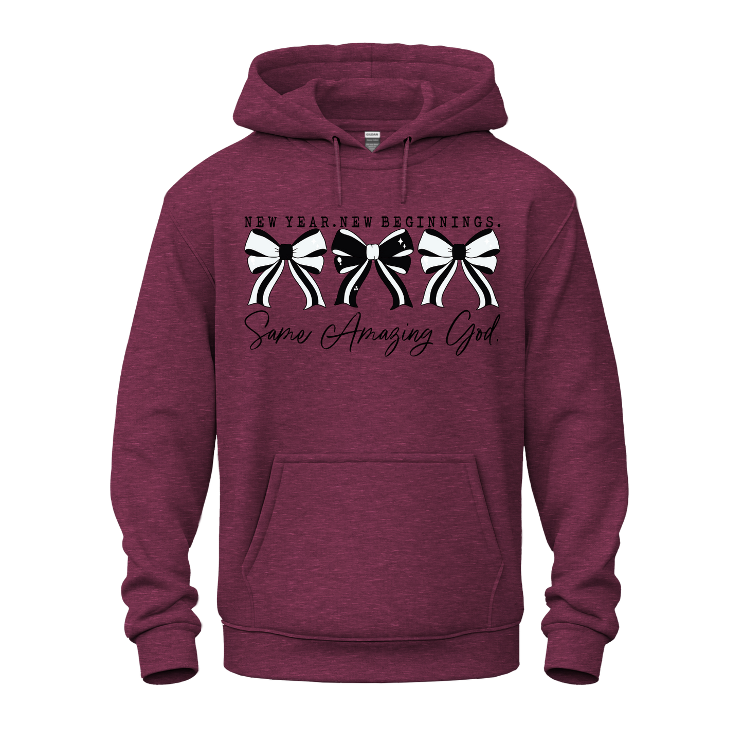 New Year. New Beginnings. Same Amazing God Hoodie
