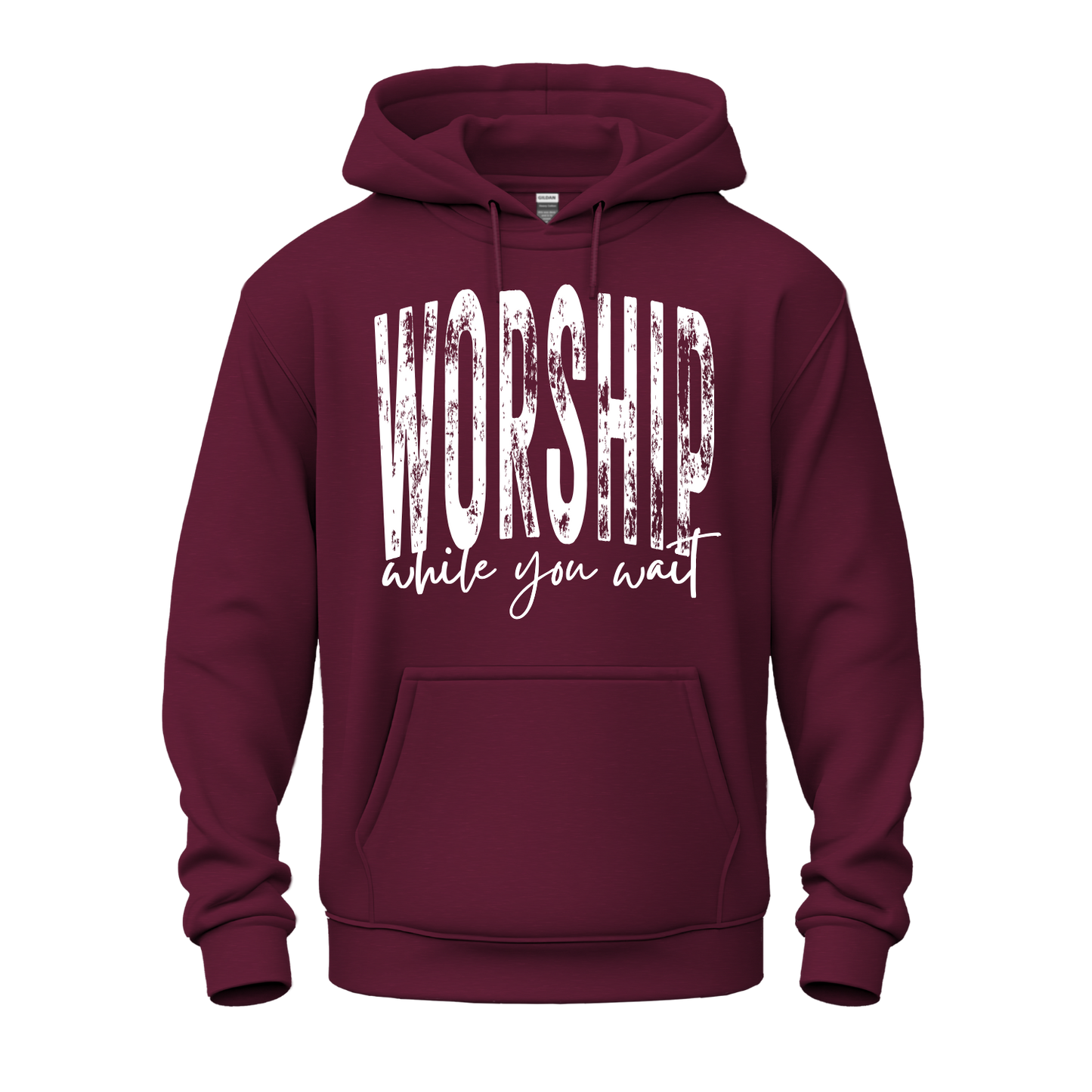 Worship While You Wait Hoodie