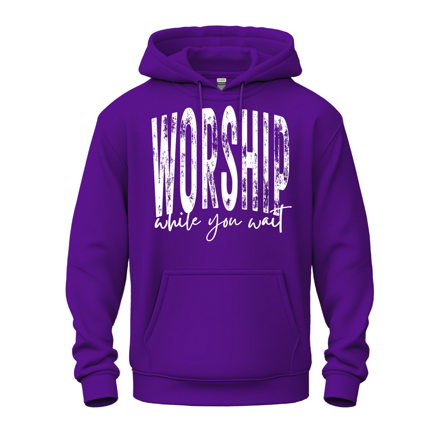 Worship While You Wait Hoodie