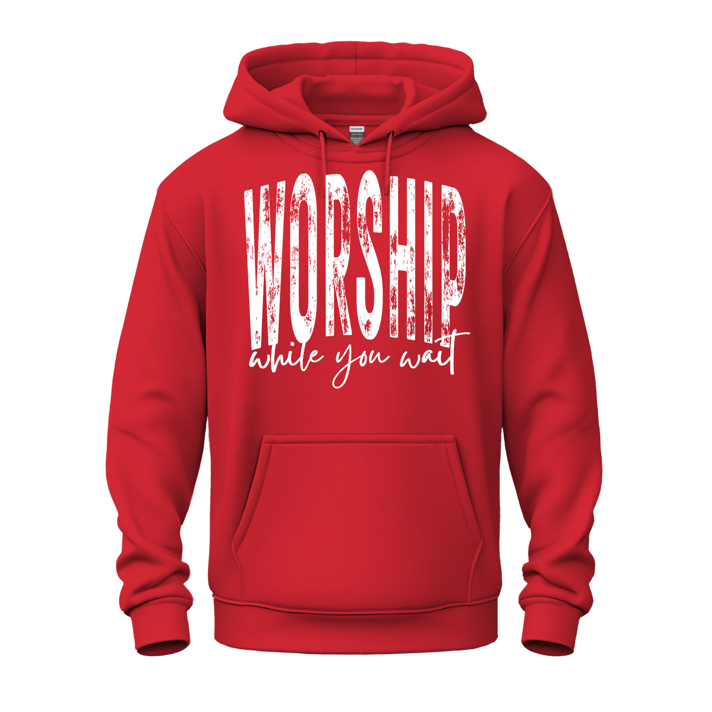 Worship While You Wait Hoodie