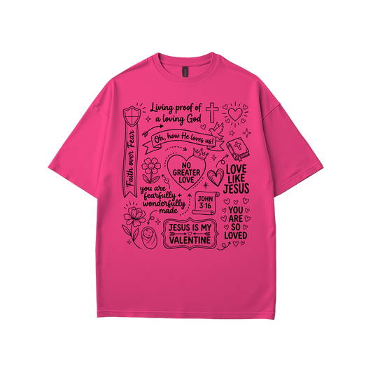 Valentine Faith Doodle T-Shirt