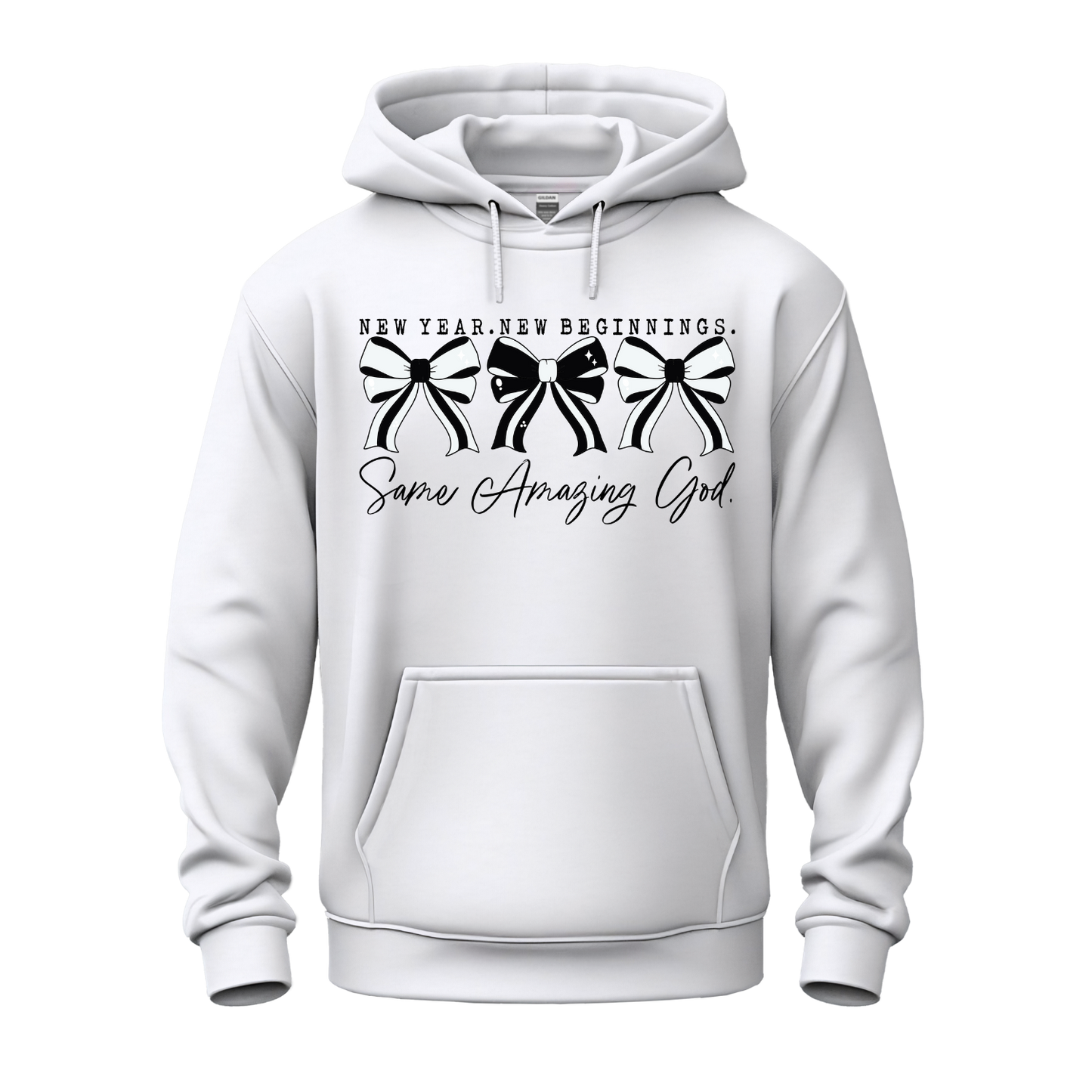 New Year. New Beginnings. Same Amazing God Hoodie